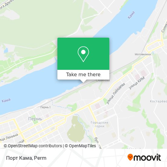 Порт Кама map