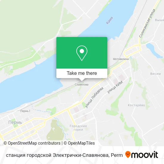 станция городской Электрички-Славянова map