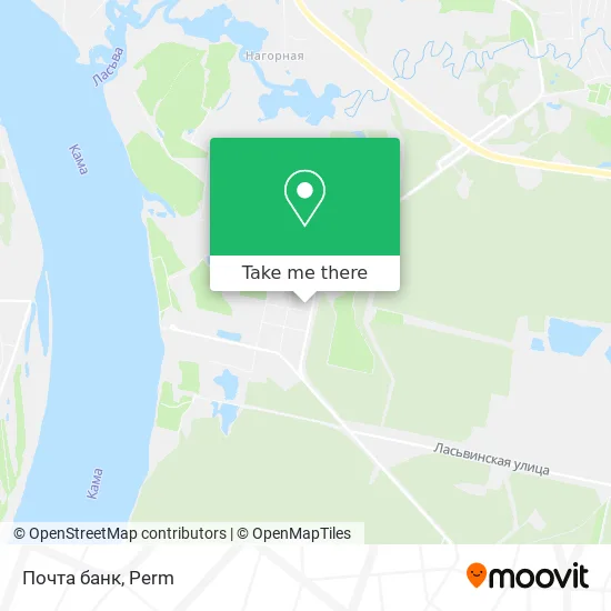 Почта банк map