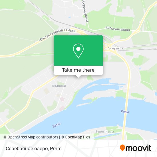 Серебряное озеро map
