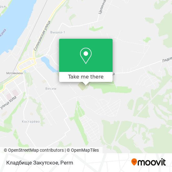 Кладбище Закутское map