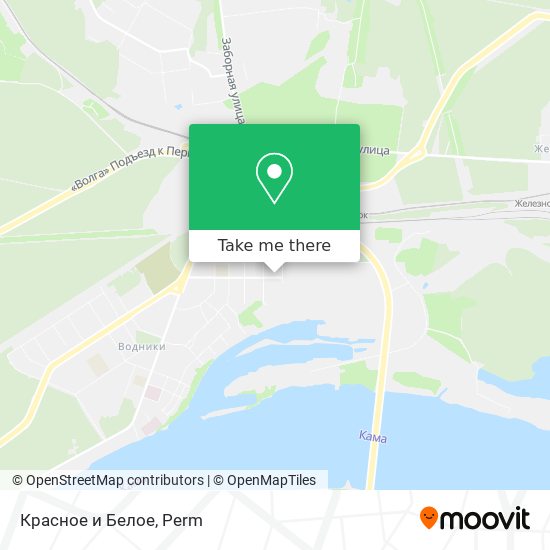 Красное и Белое map