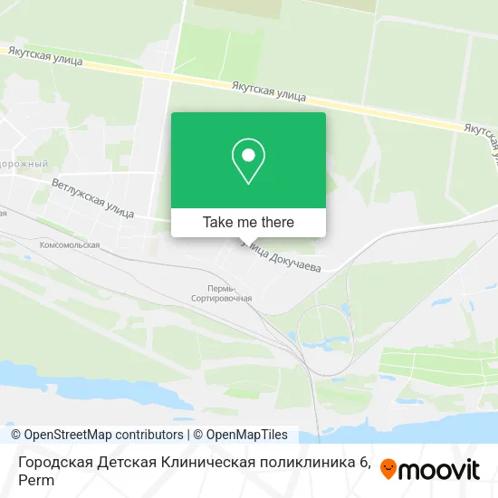 Городская Детская Клиническая поликлиника 6 map