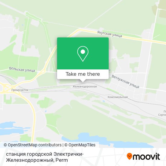 станция городской Электрички-Железнодорожный map