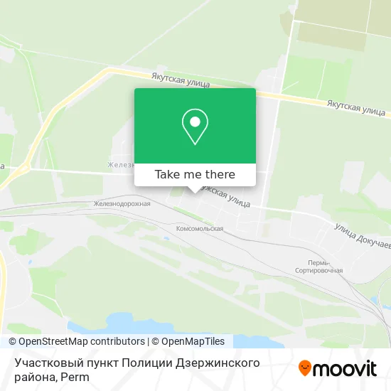 Участковый пункт Полиции Дзержинского района map