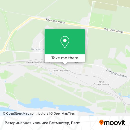 Ветеринарная клиника Ветмастер map