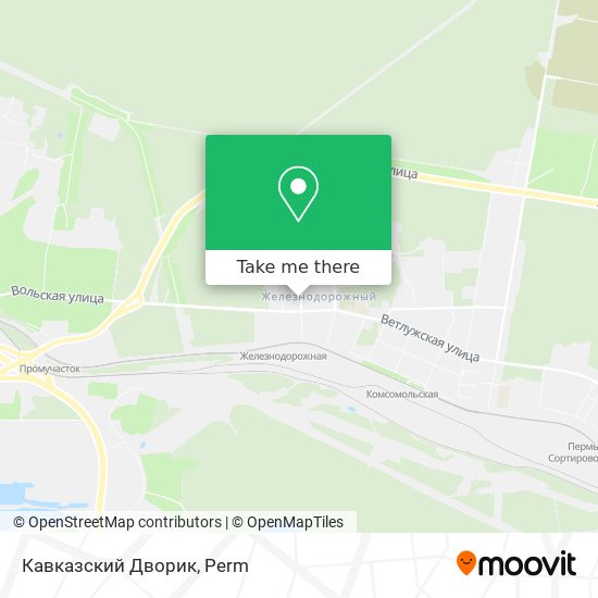 Кавказский Дворик map