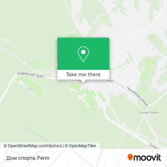 Дом спорта map