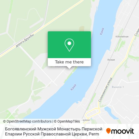 Богоявленский Мужской Монастырь Пермской Епархии Русской Православной Церкви map