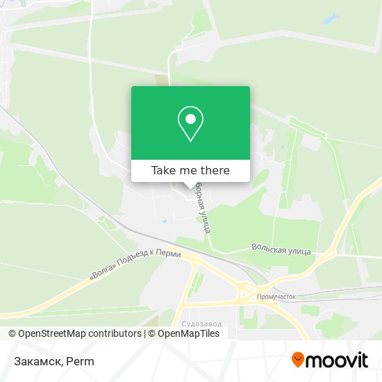 Закамск map