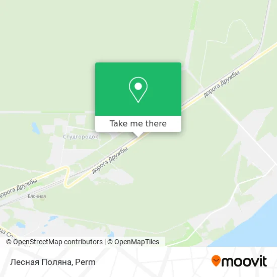 Лесная Поляна map