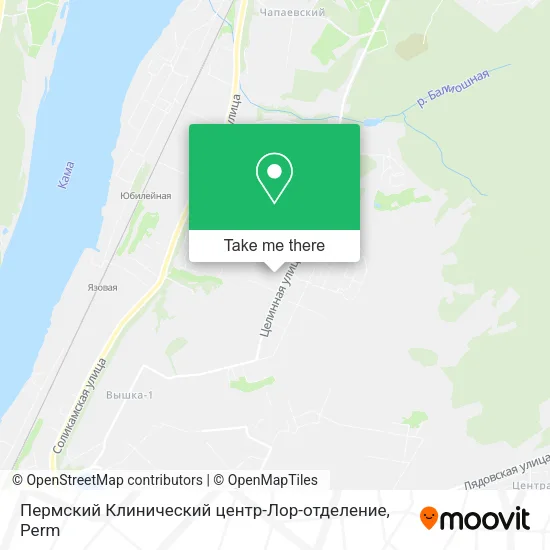 Пермский Клинический центр-Лор-отделение map