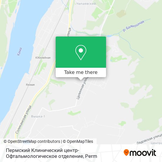 Пермский Клинический центр-Офтальмологическое отделение map