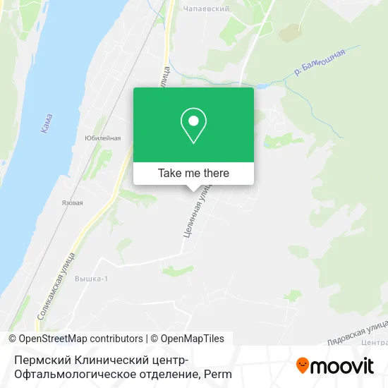 Пермский Клинический центр-Офтальмологическое отделение map