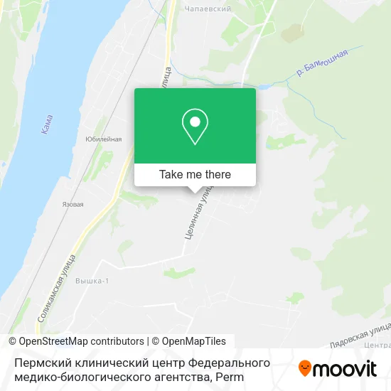 Пермский клинический центр Федерального медико-биологического агентства map
