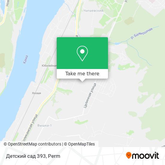 Детский сад 393 map