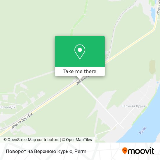Поворот на Верхнюю Курью map