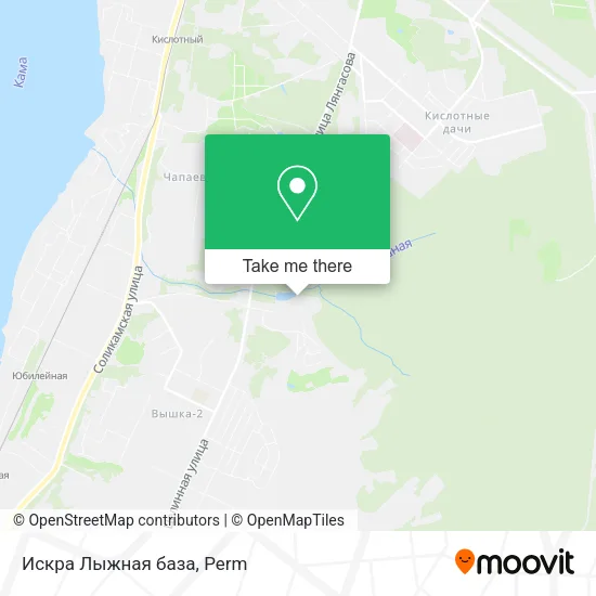 Искра Лыжная база map