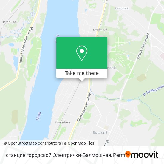 станция городской Электрички-Балмошная map