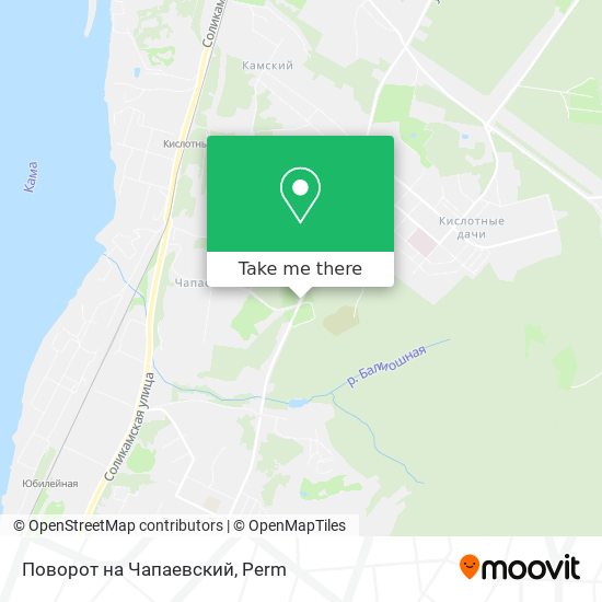 Поворот на Чапаевский map