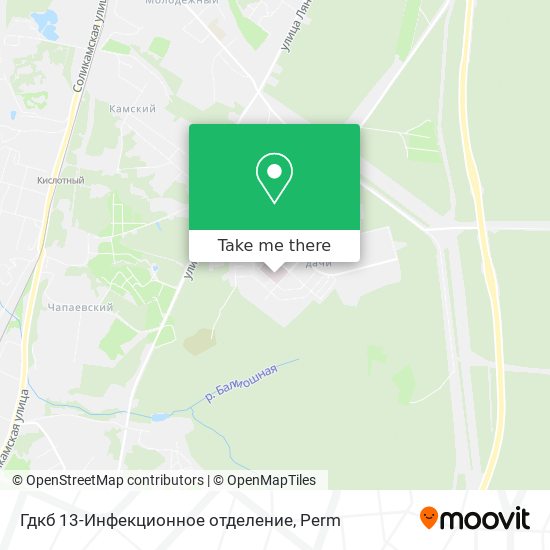 Гдкб 13-Инфекционное отделение map