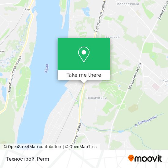 Технострой map