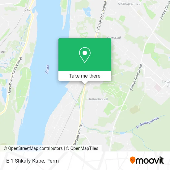 E-1 Shkafy-Kupe map