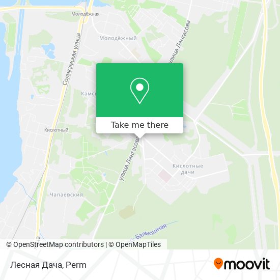 Лесная Дача map