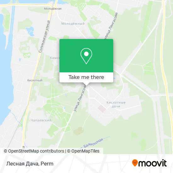 Лесная Дача map