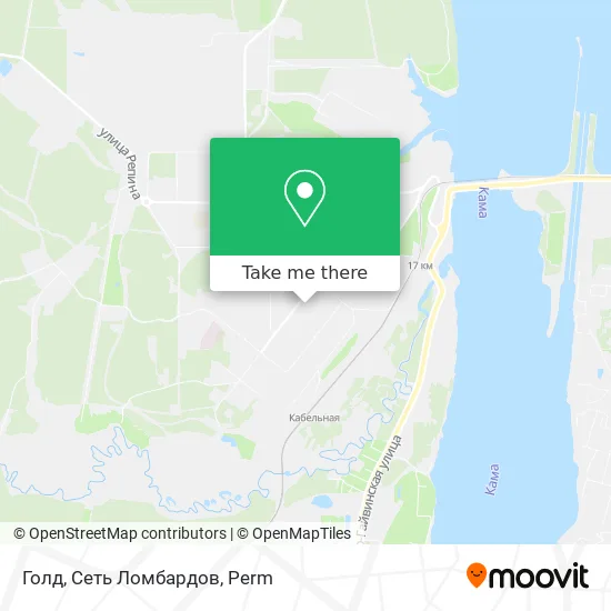 Голд, Сеть Ломбардов map