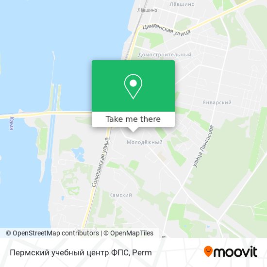 Пермский учебный центр ФПС map