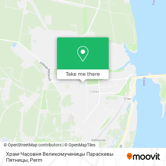 Храм-Часовня Великомученицы Параскевы Пятницы map