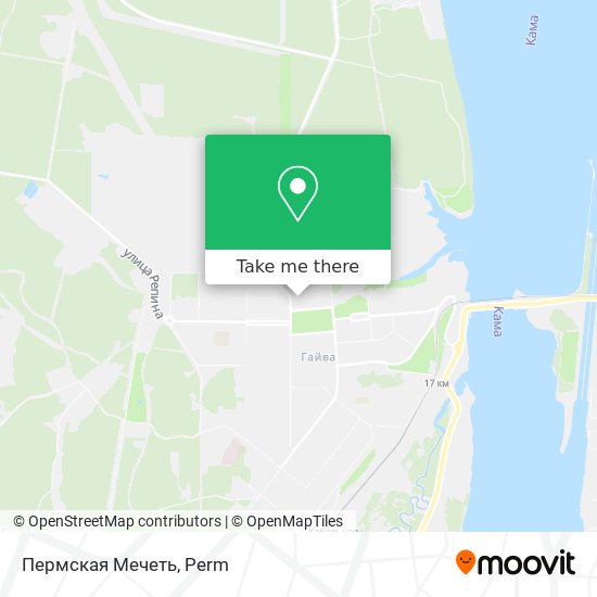 Пермская Мечеть map