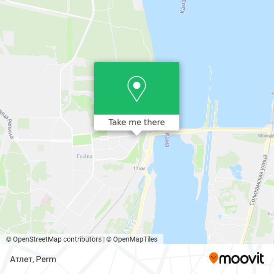 Атлет map