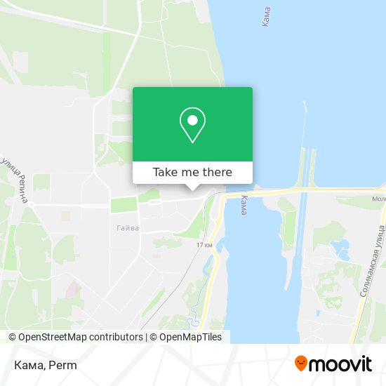 Кама map