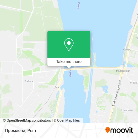 Промзона map