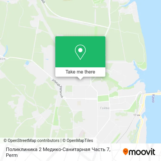 Поликлиника 2 Медико-Санитарная Часть 7 map