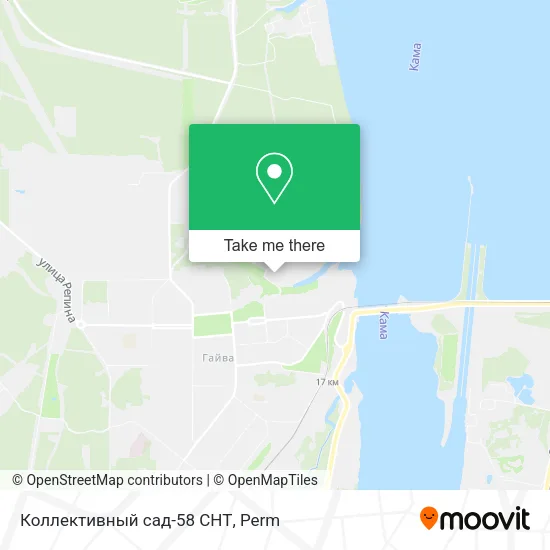Коллективный сад-58 СНТ map