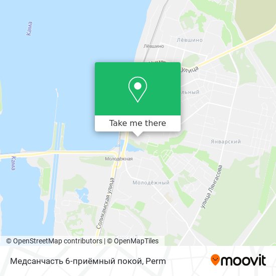 Медсанчасть 6-приёмный покой map