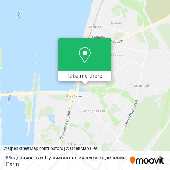 Медсанчасть 6-Пульмонологическое отделение map