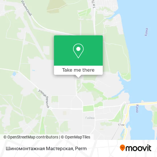 Шиномонтажная Мастерская map