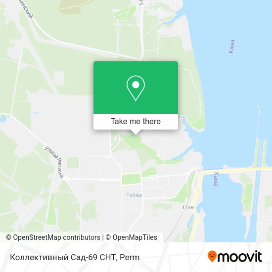 Коллективный Сад-69 СНТ map