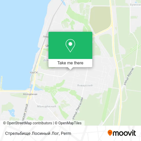 Стрельбище Лосиный Лог map