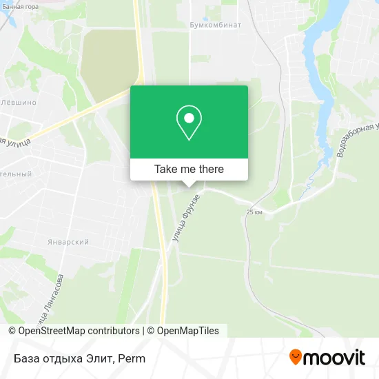 База отдыха Элит map