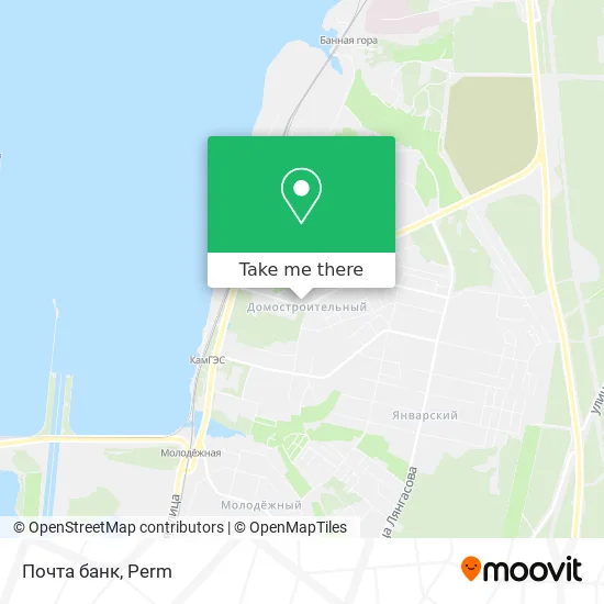 Почта банк map