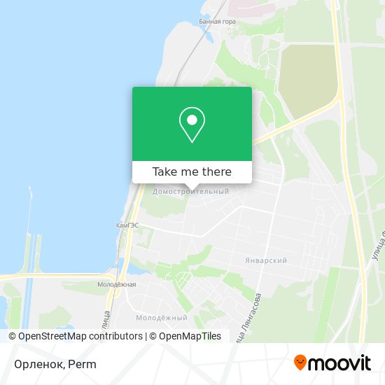 Орленок map
