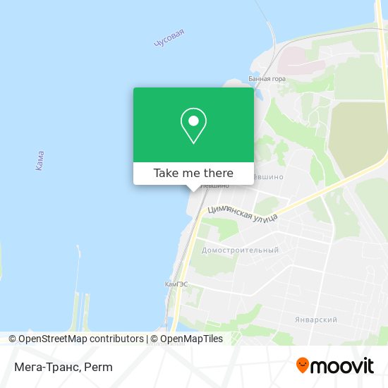 Мега-Транс map