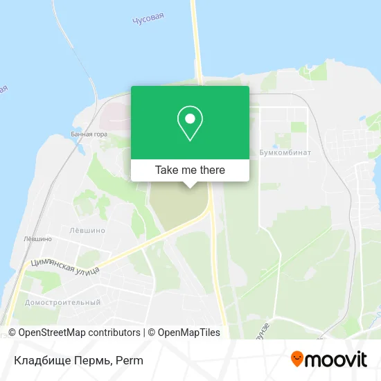 Кладбище Пермь map