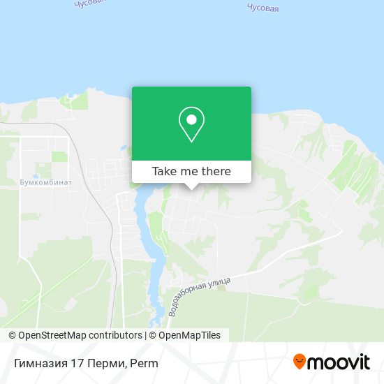 Гимназия 17 Перми map
