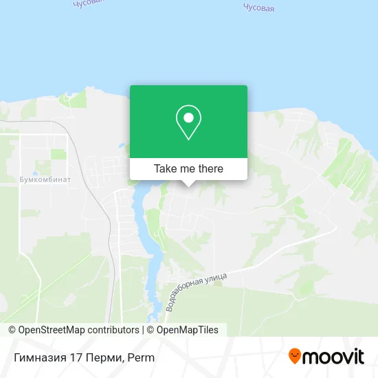 Гимназия 17 Перми map